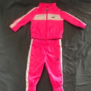 Puma infant tracksuit 3-6m